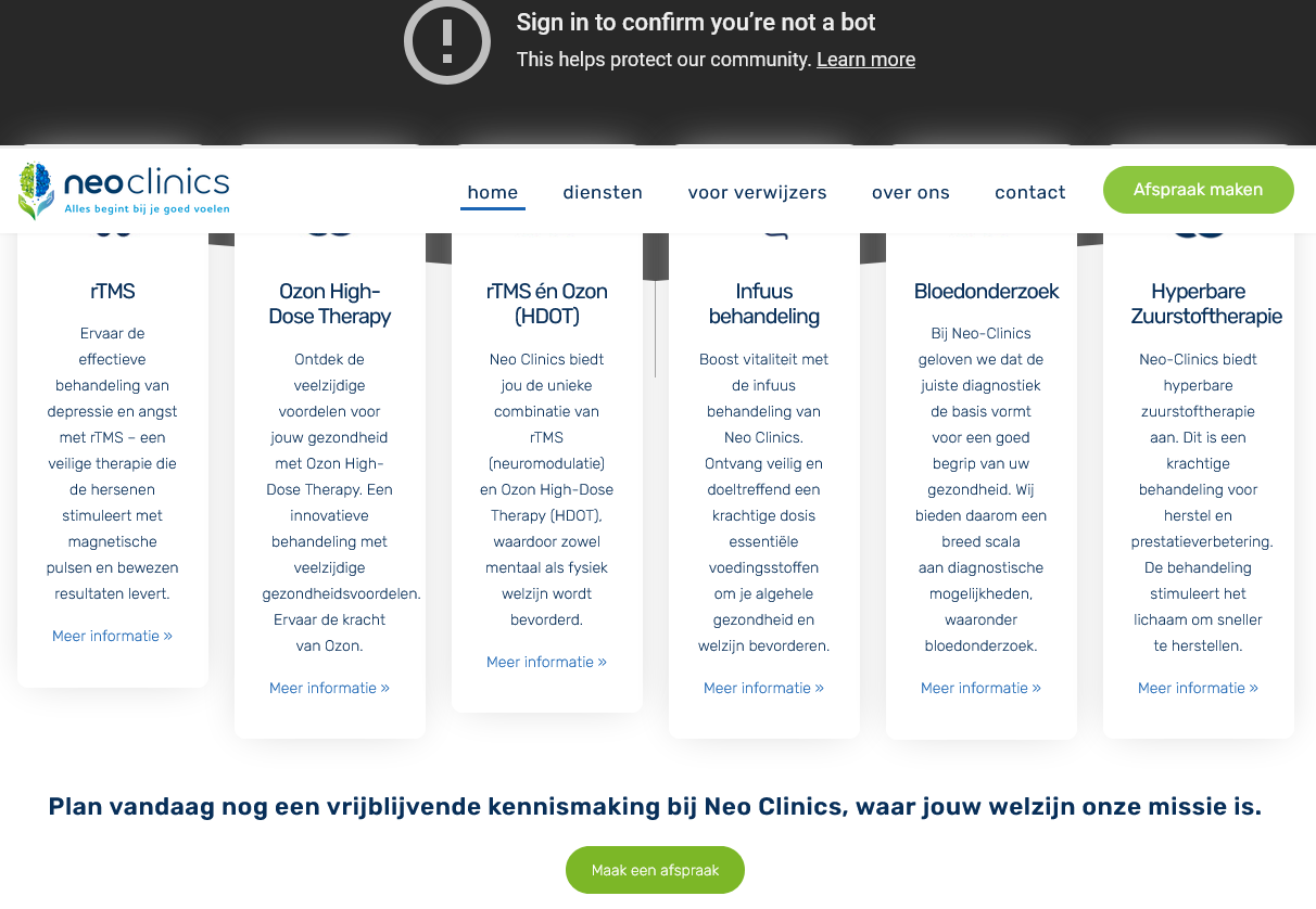 Ozon Therapy, Blood Research Neo-clinics