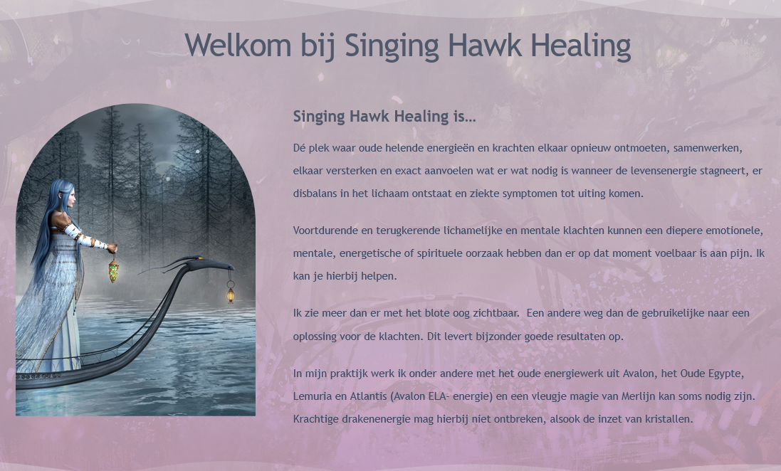 Energetic, experienced Healer Angelique Jonkman